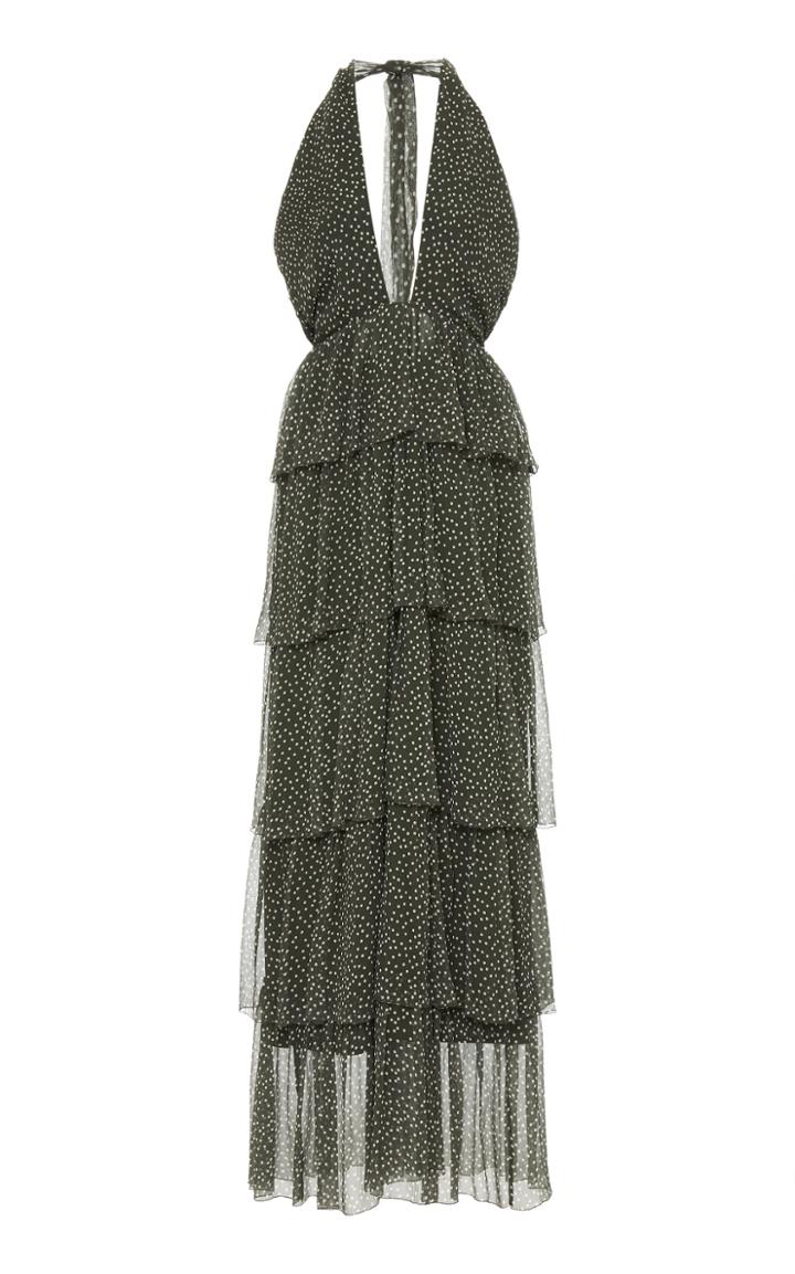 Moda Operandi Sir The Label Isabella Silk Halter Gown Size: 0