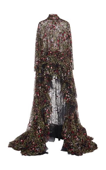 Giambattista Valli Floral High Low Gown