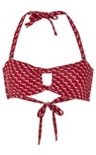 Asceno Printed Space Bandeau Top