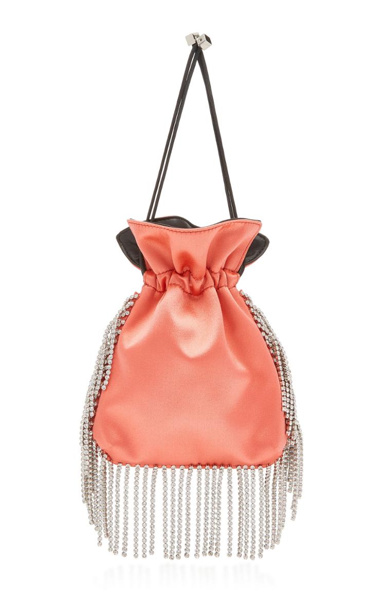 Les Petits Joueurs Nano Trilly Crystal Embroidered Satin Bag