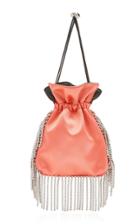 Les Petits Joueurs Nano Trilly Crystal Embroidered Satin Bag