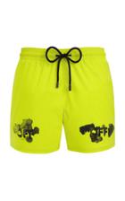 Moda Operandi Off-white C/o Virgil Abloh +vilebrequin Printed Shell Swim Shorts Size