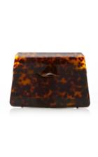 Edie Parker Little Lady Tortoise-effect Acrylic Bag