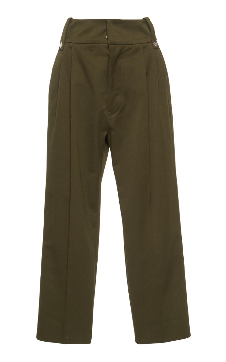 Mrz Pleated Straight Leg Pant
