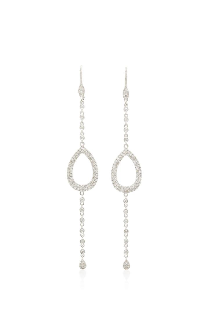 Meira T 14k White Gold And Diamond Earrings