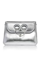 Jw Anderson Pierce Medium Metallic Leather Bag