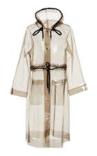 Proenza Schouler White Label Transparent Hooded Raincoat