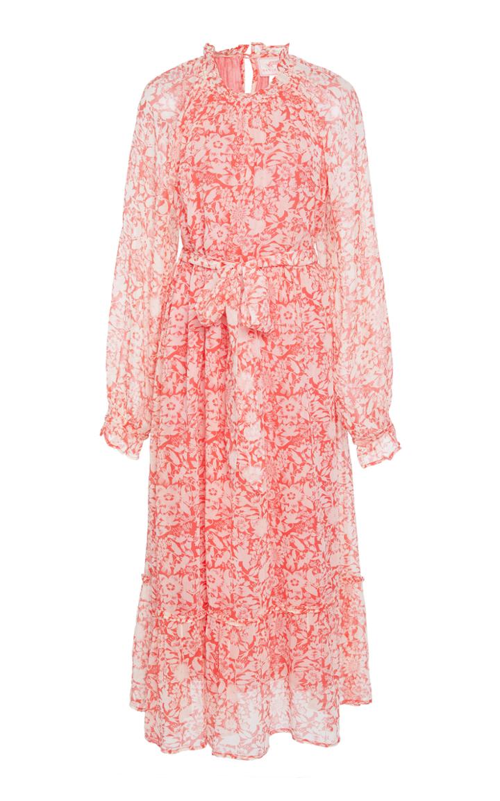 Banjanan Ester Printed Chiffon Maxi Dress