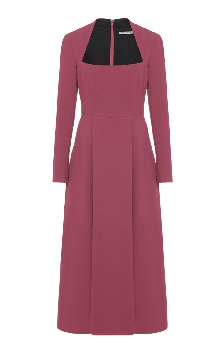 Emilia Wickstead Glenda Full Sleeve Midi Dress