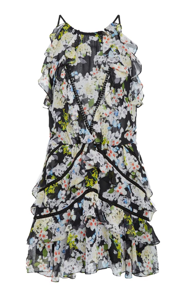 Marissa Webb Andrea Silk Print Dress