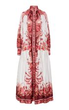 Zimmermann Wavelength Printed Silk Midi Dress