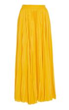 Huishan Zhang Mariela Pleated Midi Skirt