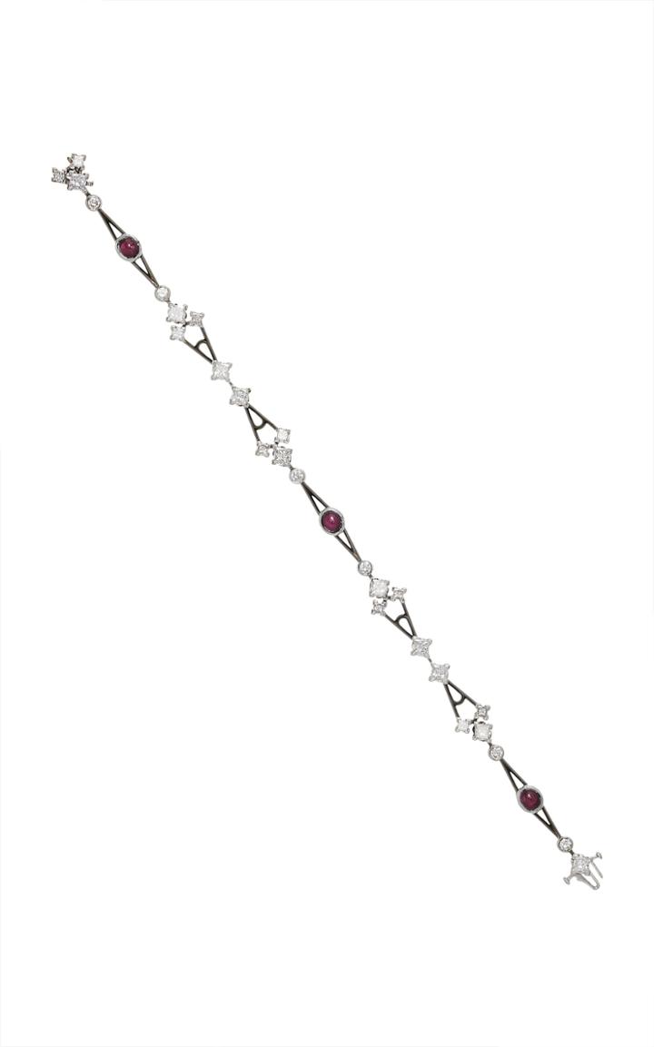 Reza M'o Exclusive: Dlha Bracelet With Diamond And Rubies