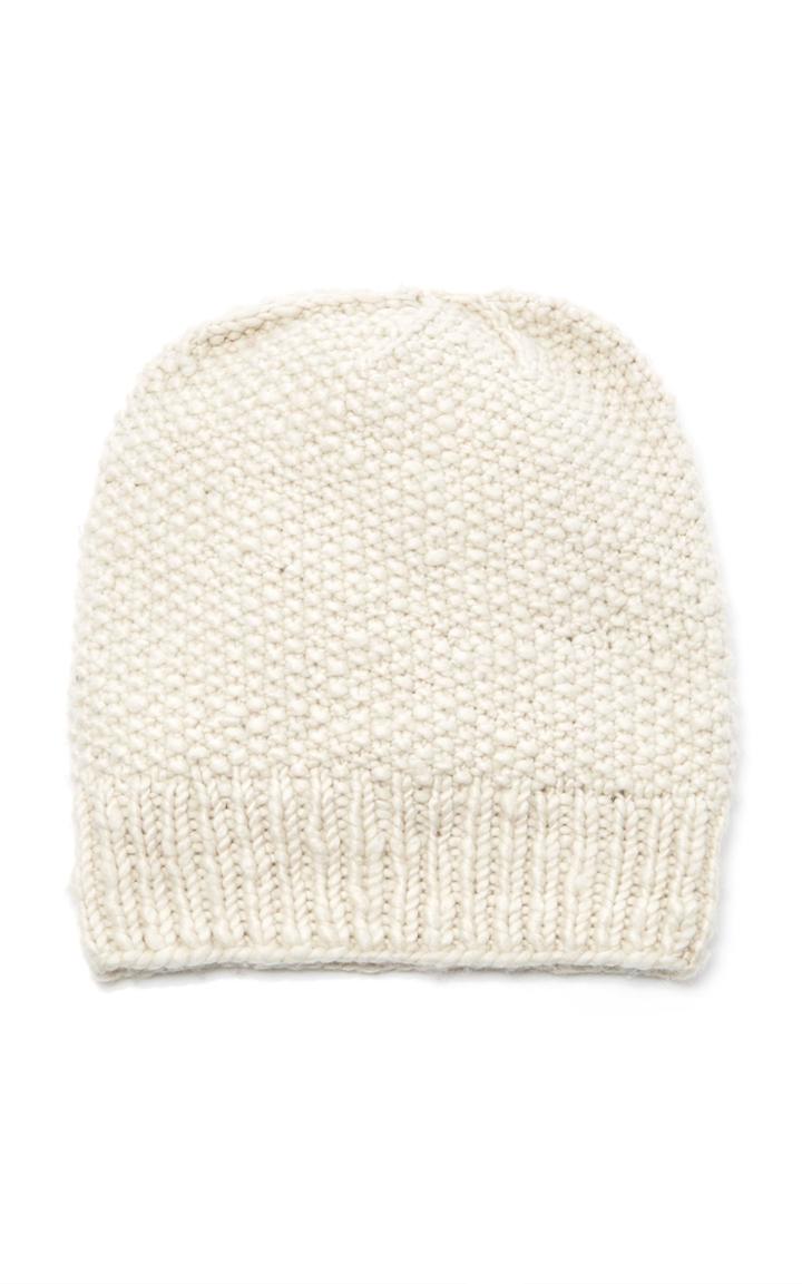 The Elder Statesman M'o Exclusive Seed Stitch Ski Cap