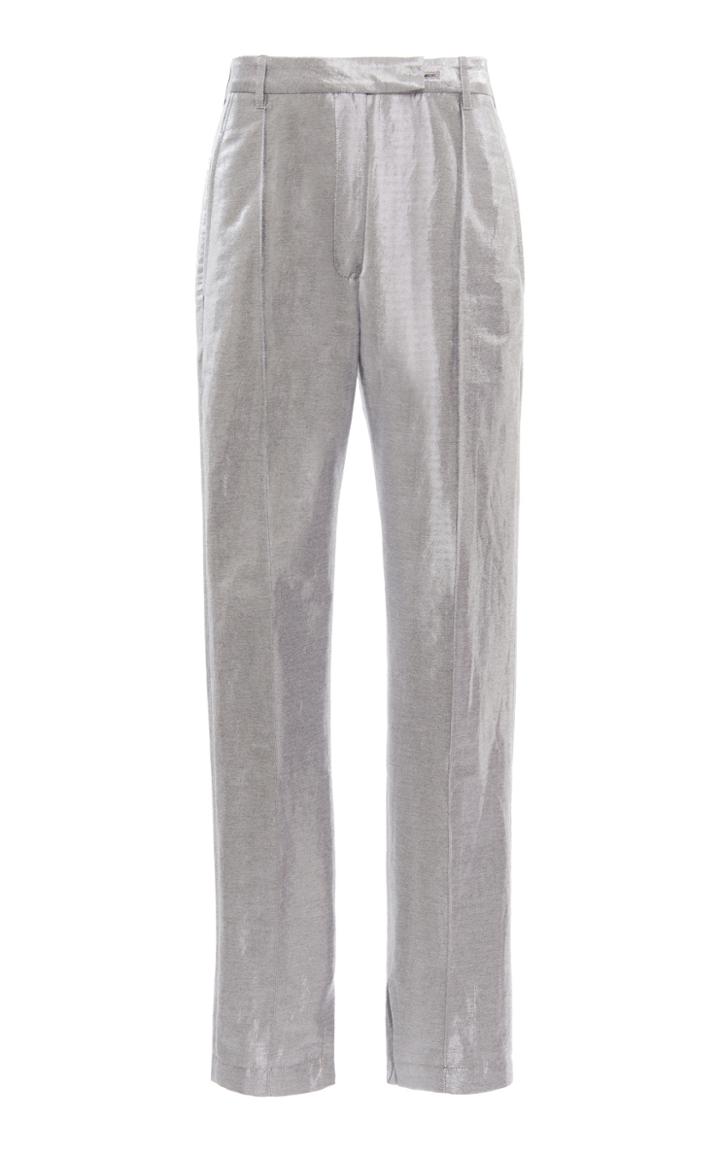 Moda Operandi Ann Demeulemeester Cotton-blend High-rise Wide-leg Pants Size: 36
