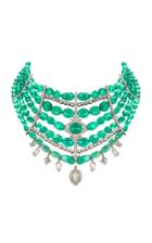 Moda Operandi Venyx X Muzo 18k Yellow Gold And Muzo Emerald Necklace