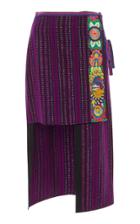 Anna Sui Embroidered Jacquard Skirt