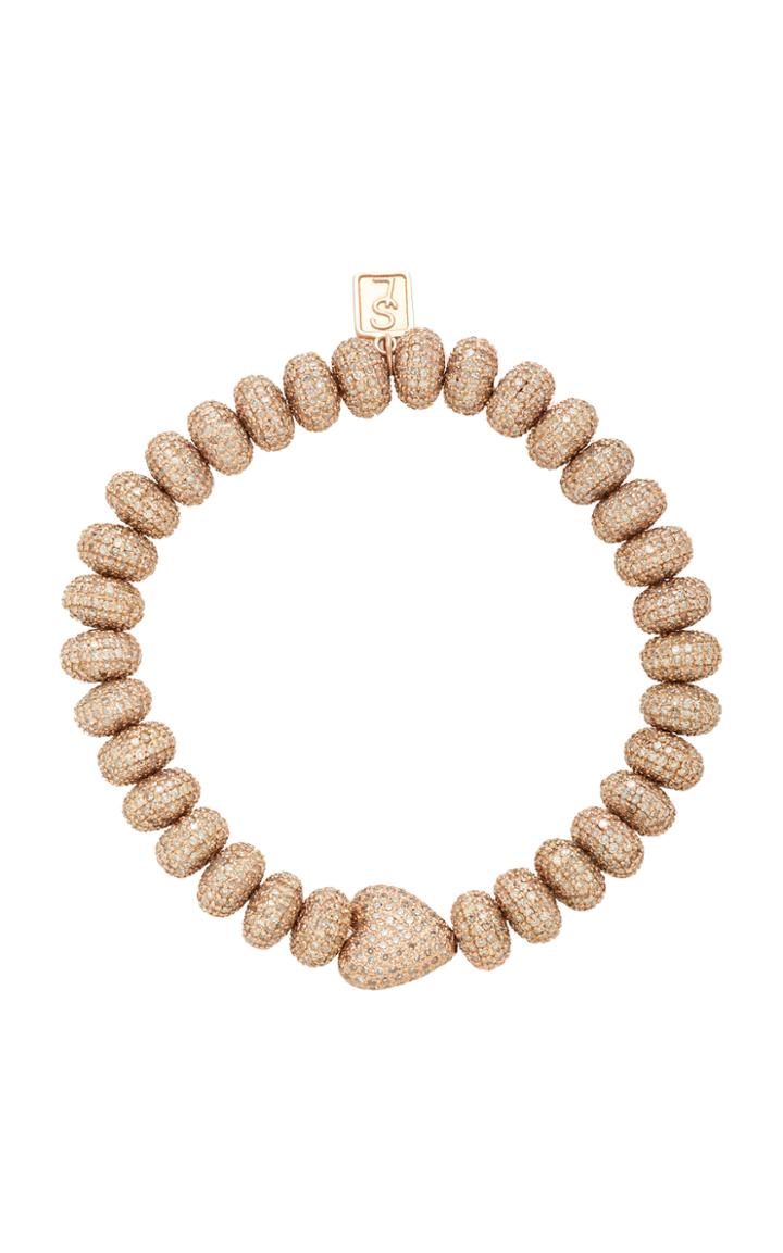 Sheryl Lowe 14k Rose Gold And Diamond Bracelet