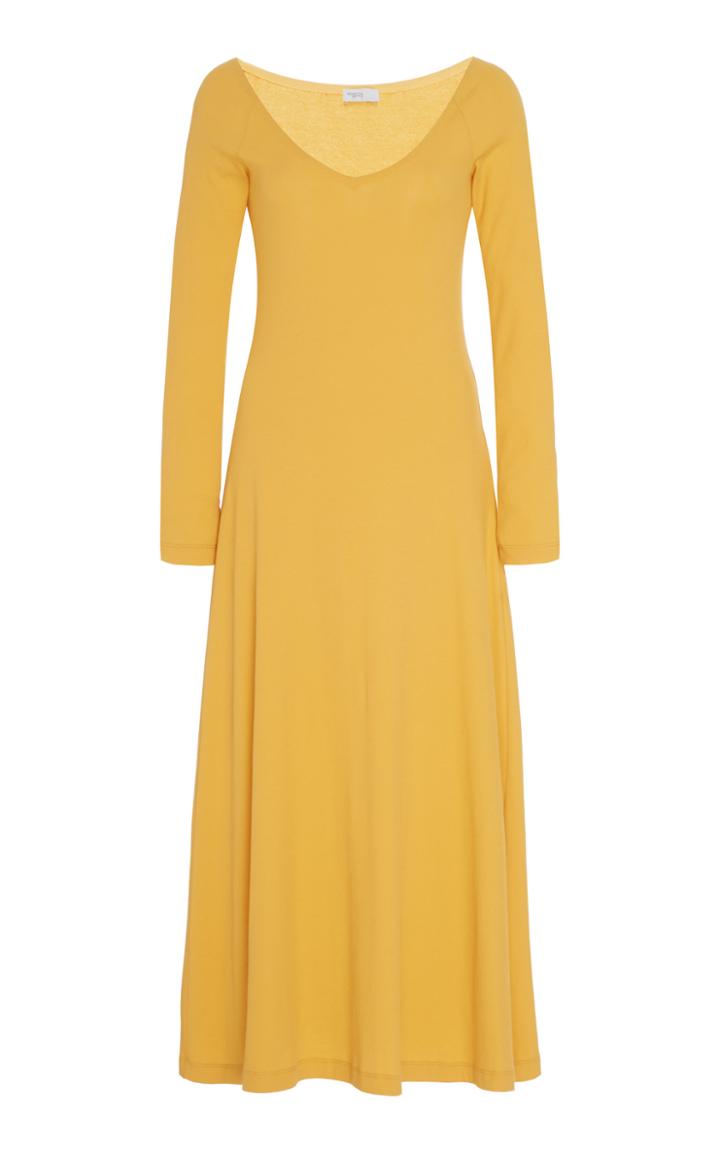 Rosetta Getty Cotton-jersey Midi Dress Size: S