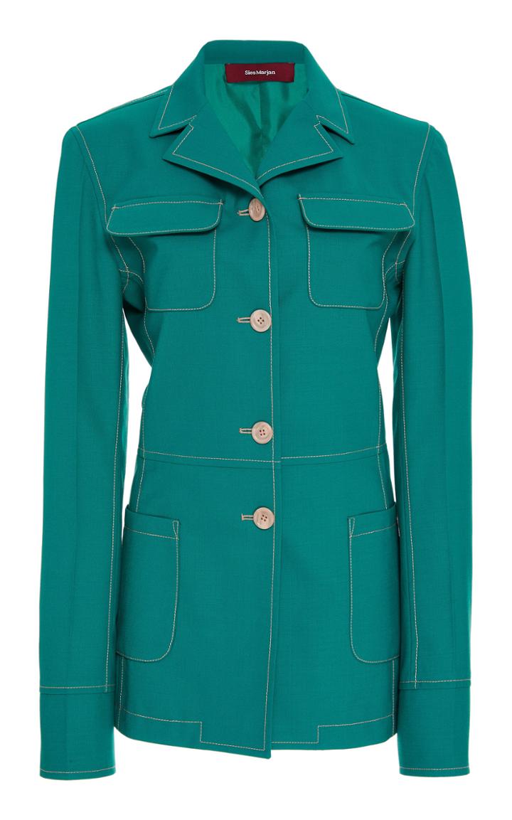 Moda Operandi Sies Marjan Nafisa Wool Jacket Size: 2