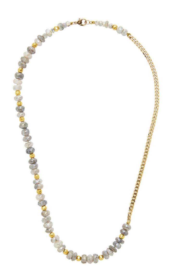 Objet-a La Plage White Sapphires Necklace
