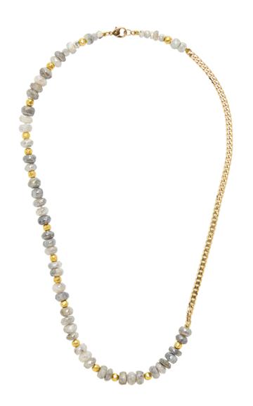 Objet-a La Plage White Sapphires Necklace