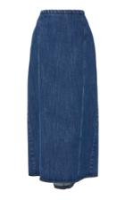 Michael Kors Collection High-rise Denim Midi Skirt