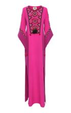 Figue Noona Embroidered Silk Maxi Dress