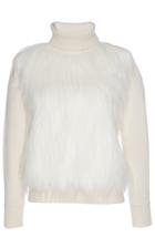 Giuseppe Di Morabito Faux Mongolia Turtleneck Jumper