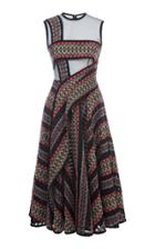 Hussein Bazaza Sleeveless Tweed A Line Dress