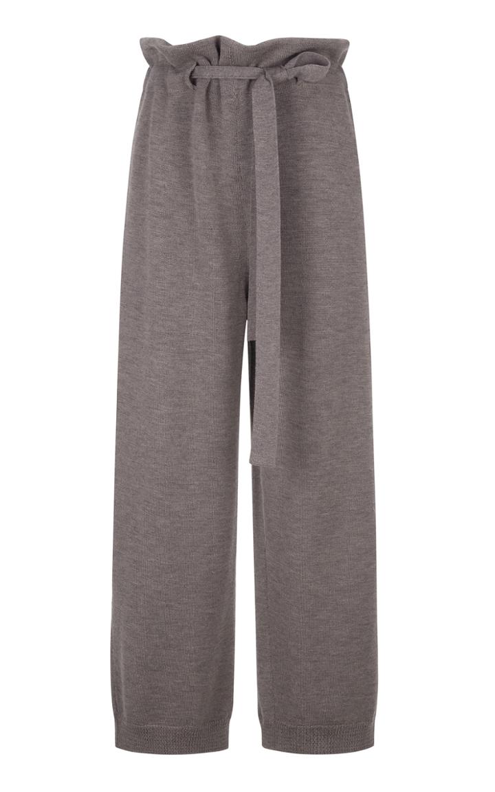 Le17 Septembre High-rise Wool Knit Pants
