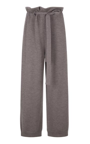 Le17 Septembre High-rise Wool Knit Pants