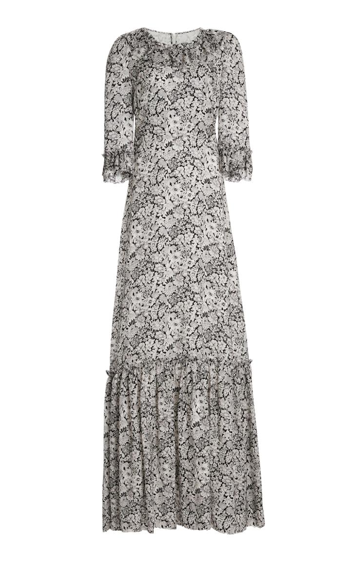 The Vampire's Wife The Gloria Floral-print Crepe Dress