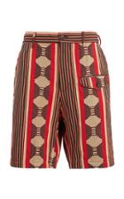 Engineered Garments Ghurka Striped Cotton Jacquard Shorts
