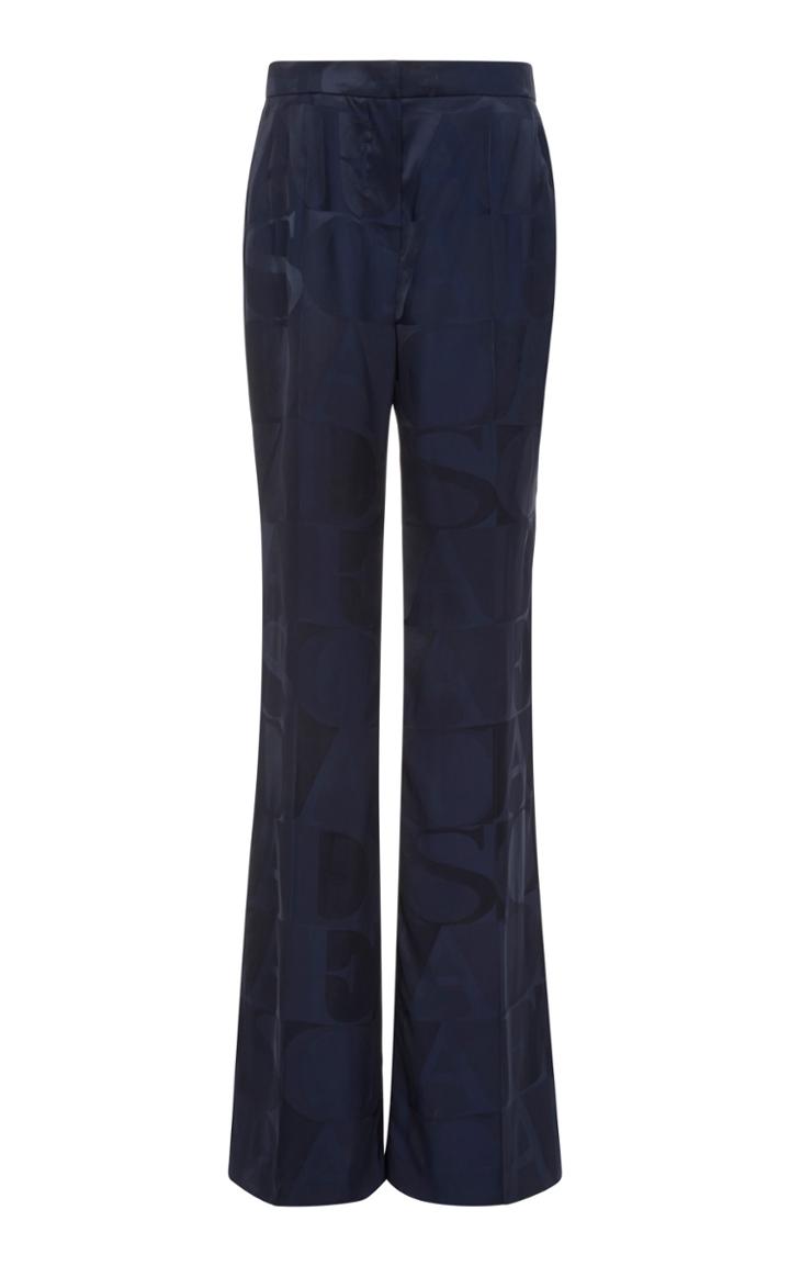 Escada Tibula Flared Letter Pants