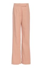 Brunello Cucinelli Linen-blend Straight-leg Pants