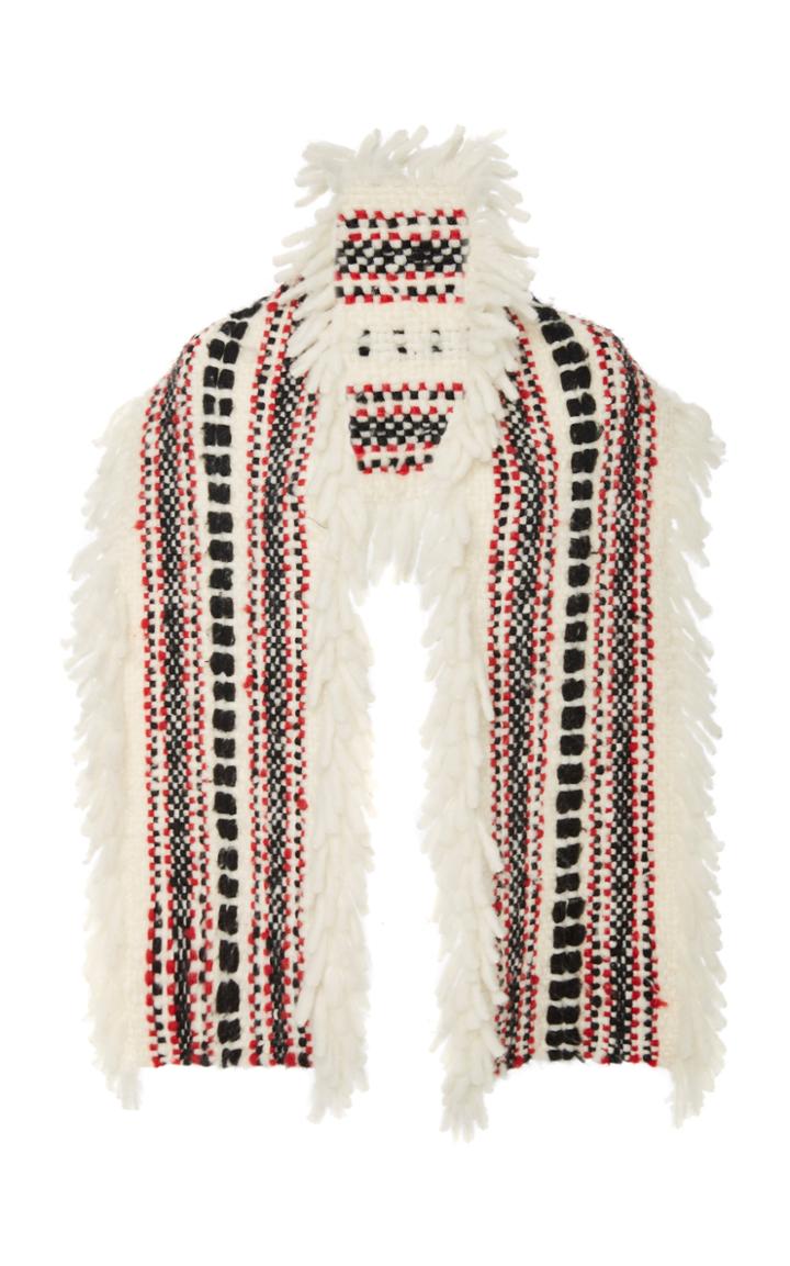 Gabriela Hearst Cashmere Fringe Scarf
