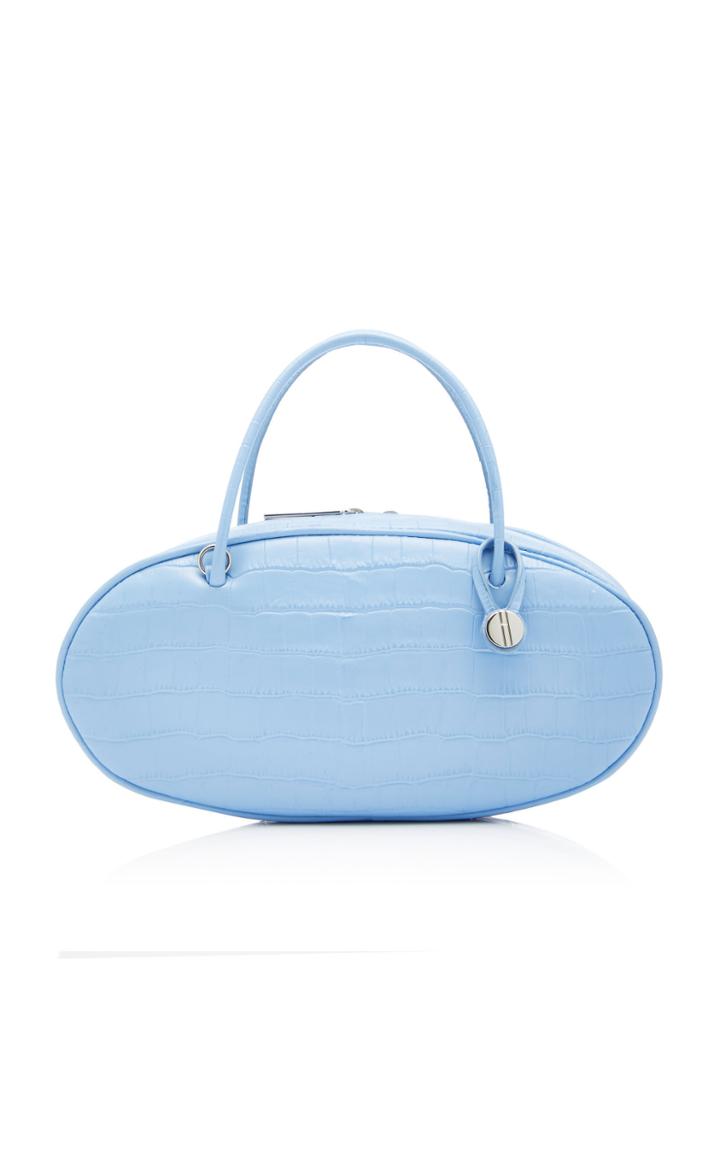 Moda Operandi Hayward Pill Box Top Handle Bag In Croc-effect Leather