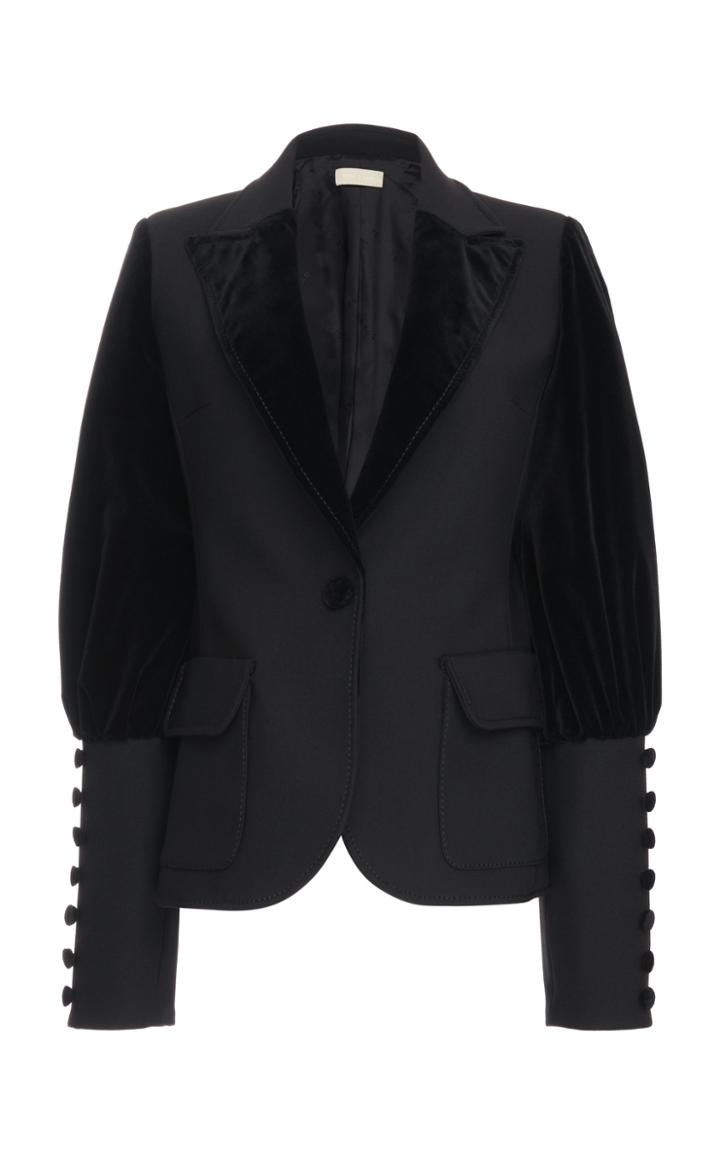 Elie Saab Velvet Blazer Jacket