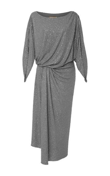 Michael Kors Collection Crystal Bateau Neck Dress