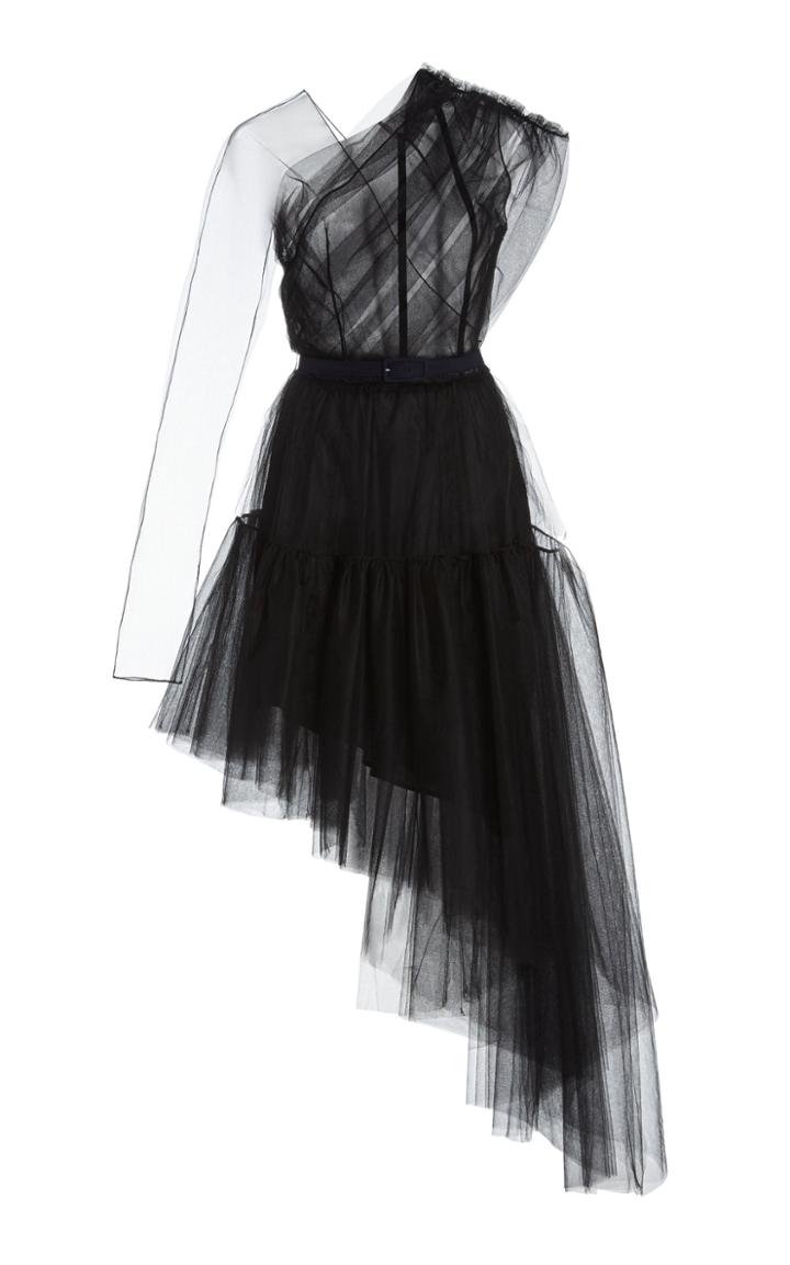 Moda Operandi Hellessy Pavlova Ruched Belted Corseted Dress