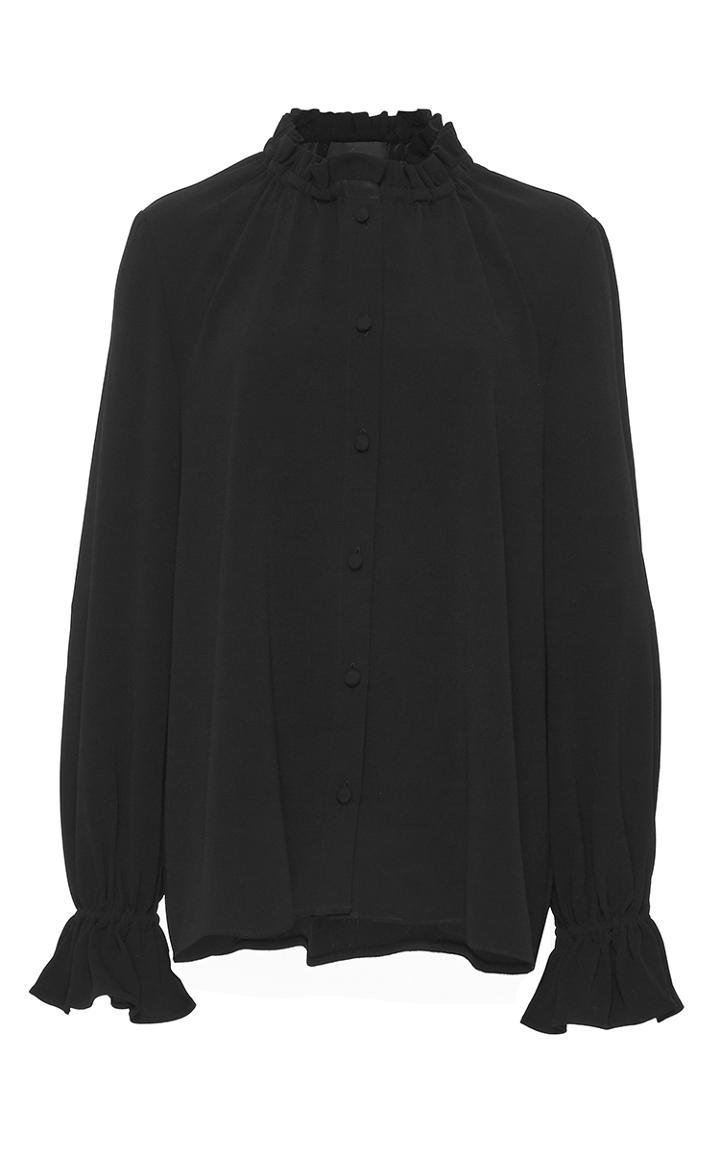 Co Japanese Crepe Gathered Blouse