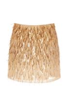 Alberta Ferretti Sequin-embellished Silk Skirt