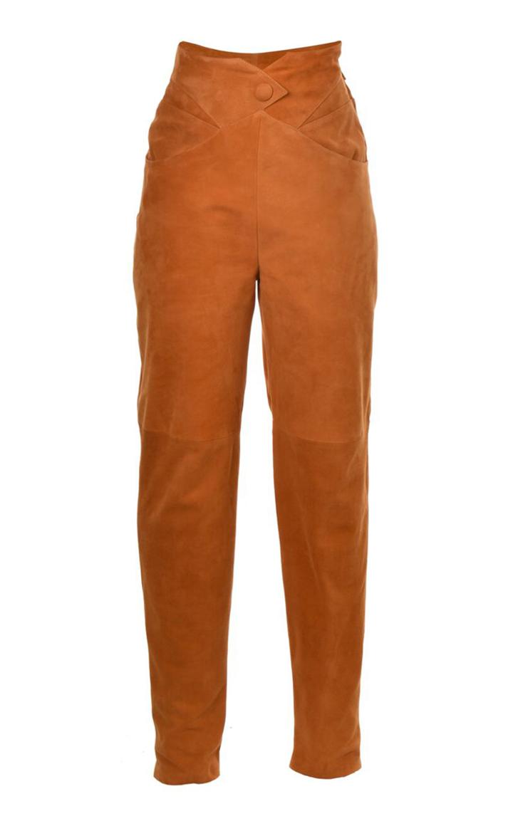 Lilly Sarti Carrot Leather Pants