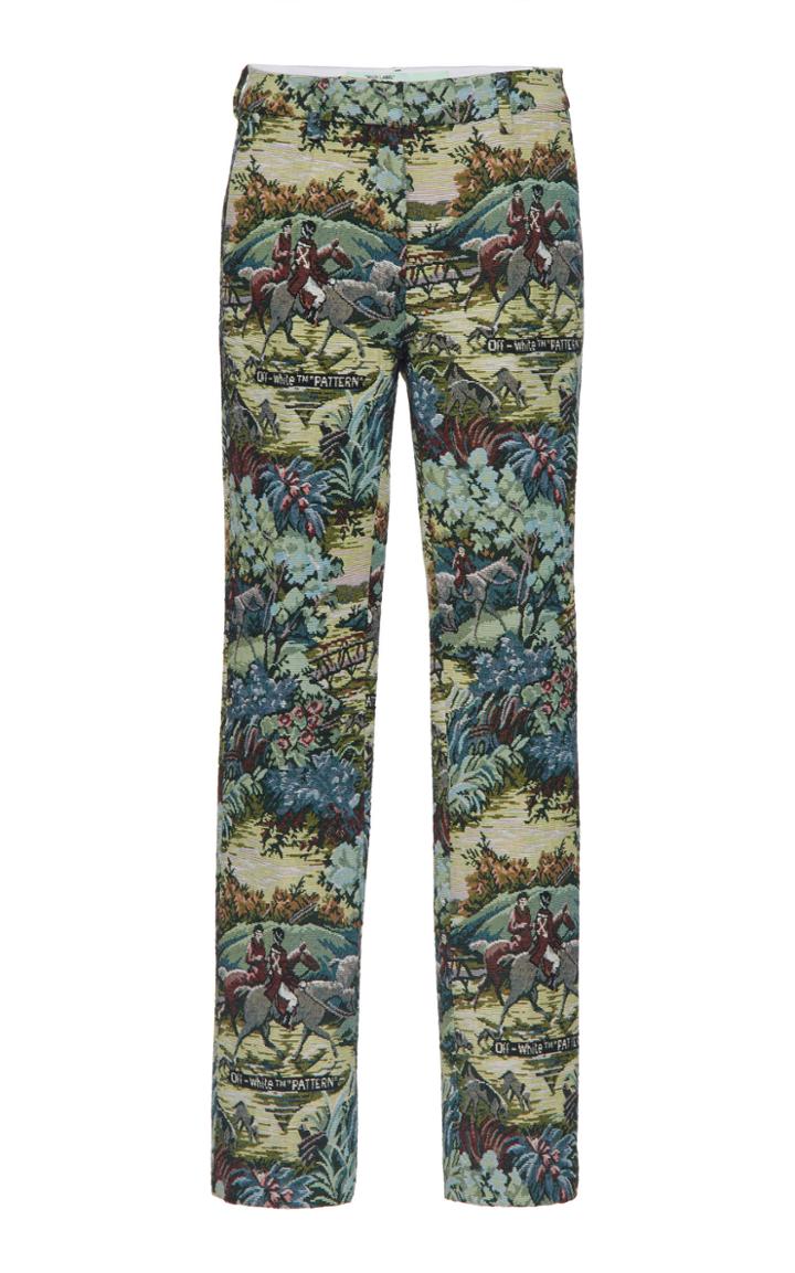 Off-white C/o Virgil Abloh Tapestry Cigarette Pant