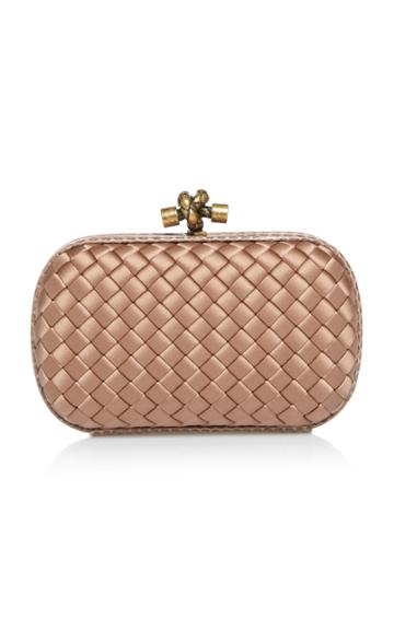 Bottega Veneta Impero Mini Knot Satin Clutch
