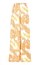 Moda Operandi Andres Otalora Apolo Printed Wide-leg Linen Pants Size: 0