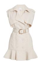 Moda Operandi Acler Hanbury Belted Cotton-blend Belted Mini Trench Dress