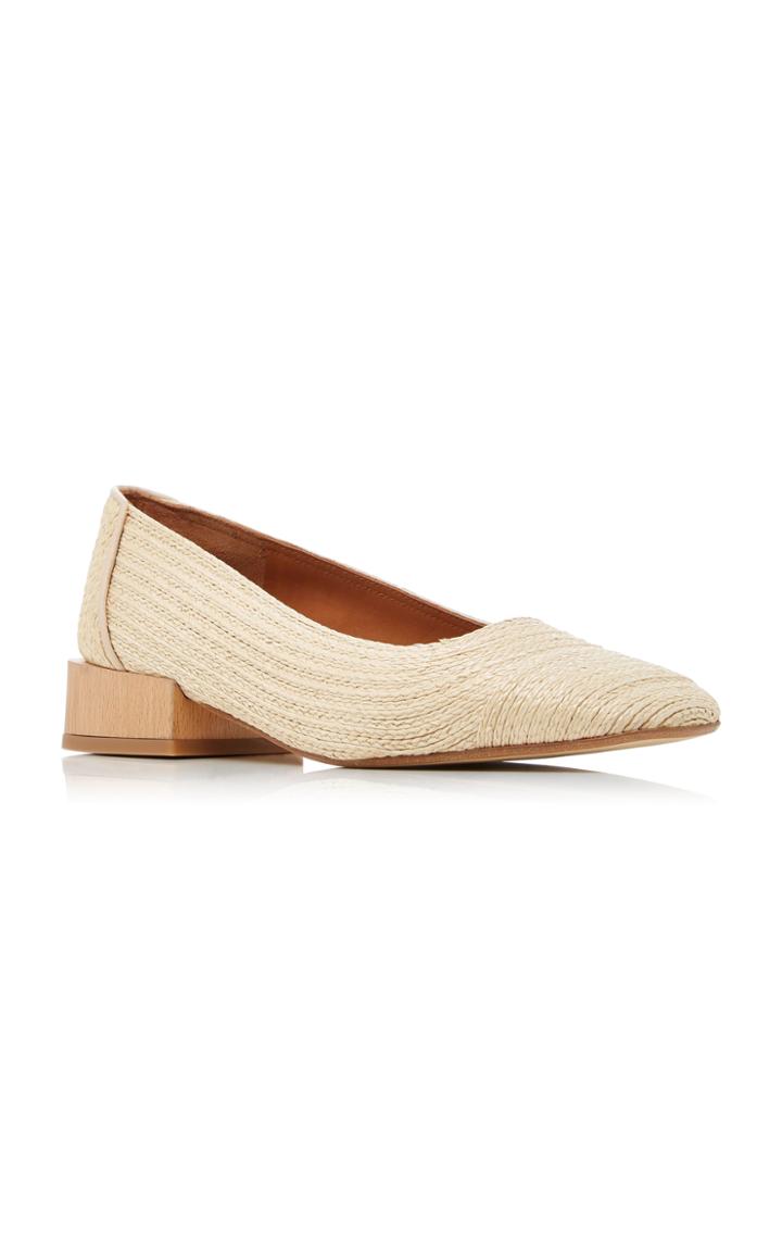 Miista Berta Raffia Flat
