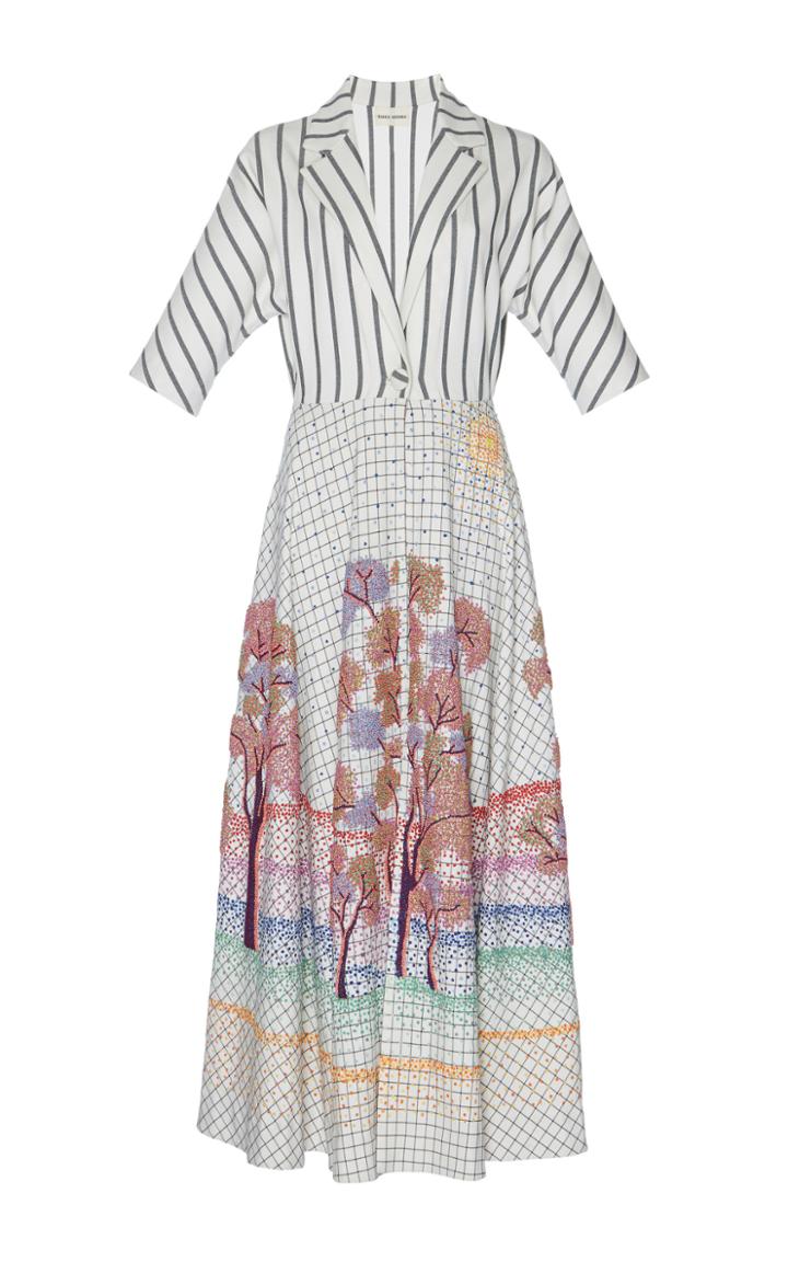 Rahul Mishra St. Tropez Prim Trench Dress